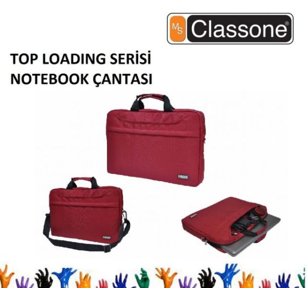 TL2562 15.6''Toploading Serisi Kırmızı Notebook Çantası