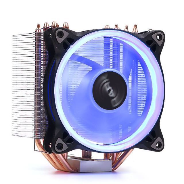 DKCCX124B Freezer X124 120mm Mavi Halka LED'li İntel (115X+2066) /Amd İşlemci Soğu