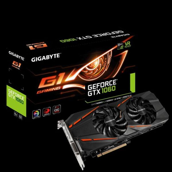 GV-N1060G1-GAM-6GD GTX1060 6GB 192B GDDR5 HDMI/DP/DVID Nvidia Gaming Ekran Kartı