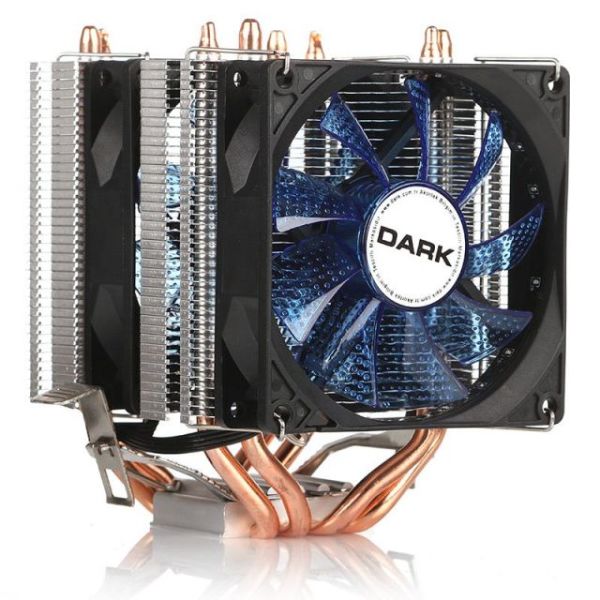 DKCCX94BL Freezer X94BL 2 X 92mm 4pin PWM Mavi Led Fanlı AMD/INTEL İşlemci Soğ.