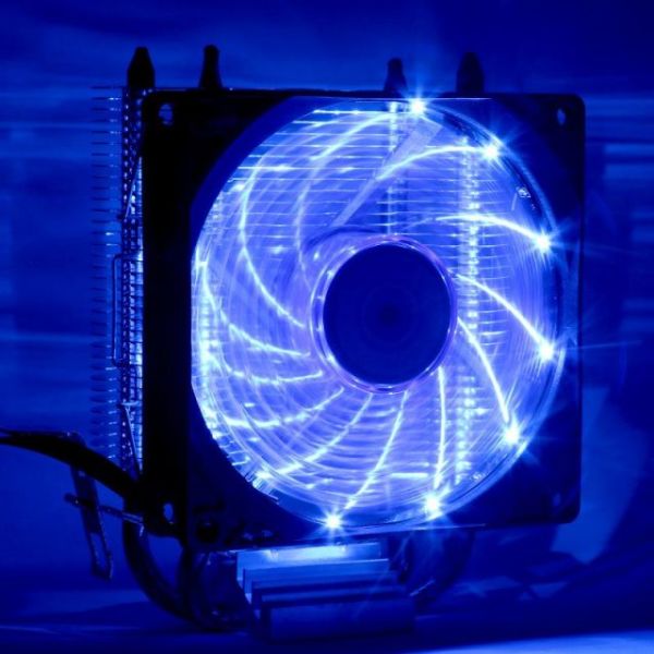 DKCCX94BL Freezer X94BL 2 X 92mm 4pin PWM Mavi Led Fanlı AMD/INTEL İşlemci Soğ.