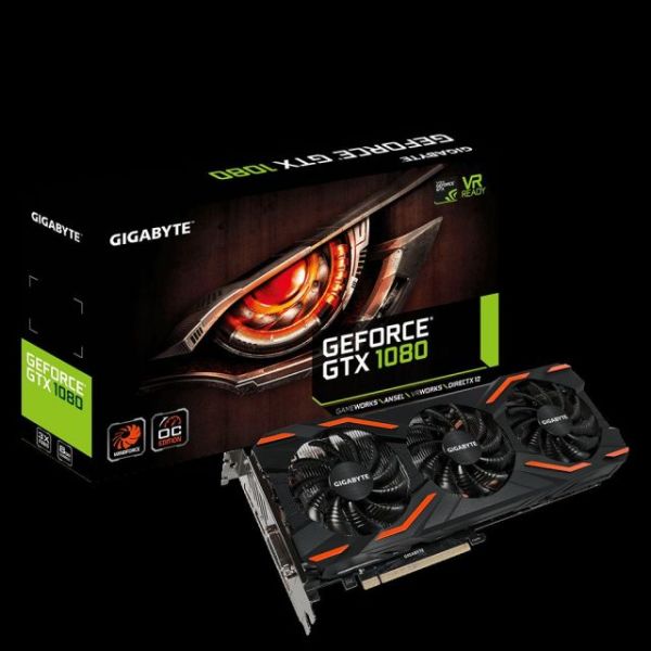 GV-N1080WF3OC-8GD GTX1080 8GB 256B GDDR5X DVID/HDMI/DP Nvidia Gaming Ekran Kartı