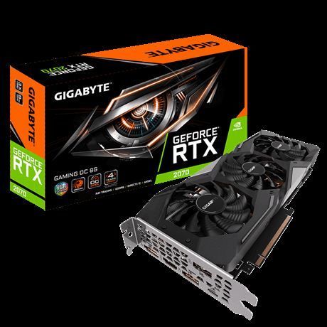 GV-N2070-GAM-OC-8G GTX2070 8GB 256B GDDR6 DVID-HDMI Nvidia Ekran kartı