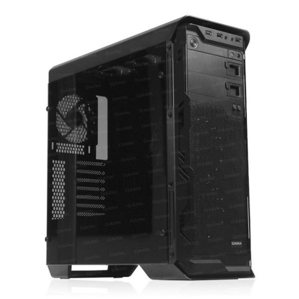 DKCHN10ADV600 600W Powerlı Pencereli Midi Tower Siyah Kasa