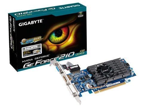 GV-N210D3-1GI N210 1GB 64B DDR3 VGA/DVI/HDMI Nvidia Ekran Kartı