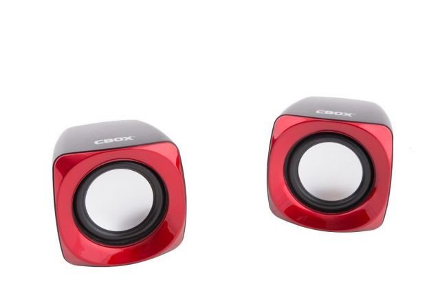 S181 1+1 6W (2X3W) SIYAH-KIRMIZI HOPARLOR