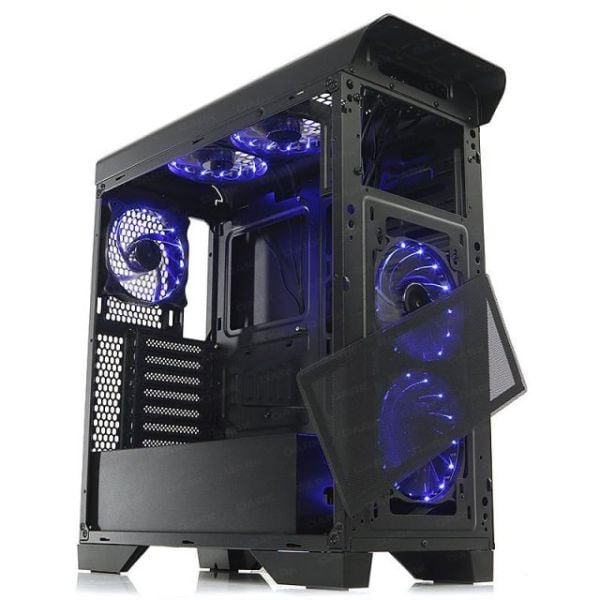 DKCHN10PRO680 N10 Pro 600W 80+ Powerlı USB3.0 5x12cm Mavi Fanlı ATX Kasa