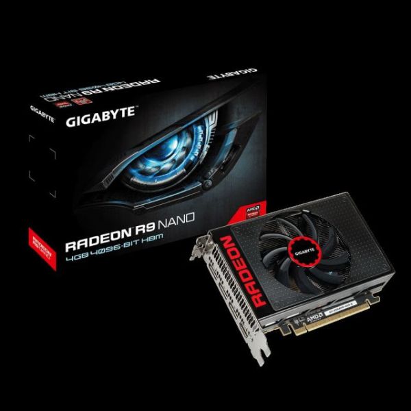 GV-R9NANO-4GD-B R9 Nano 4GB 4096B DVI/HDMI AMD Ekran Kartı