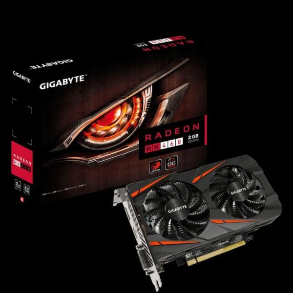 GV-RX460WF2OC-2GD VGA GIGABYTE RX 460 WINDFORCE OC 2GB
