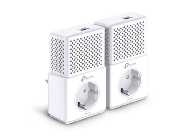 TL-PA7010PKIT Av1000 Gigabit Passthrough Powerline Starter Kit
