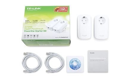 TL-PA8010PKIT Av1300 Gigabit Passthrough Powerline Başlangıç Kiti