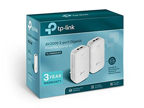 TL-PA9020KIT Av2000 2-Port Gigabit Powerline Starter Kit