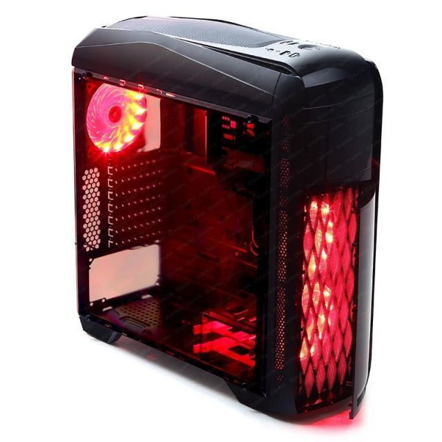 DKCHSHADOW700 700W Powerlı Pencereli Midi Tower Siyah Kasa