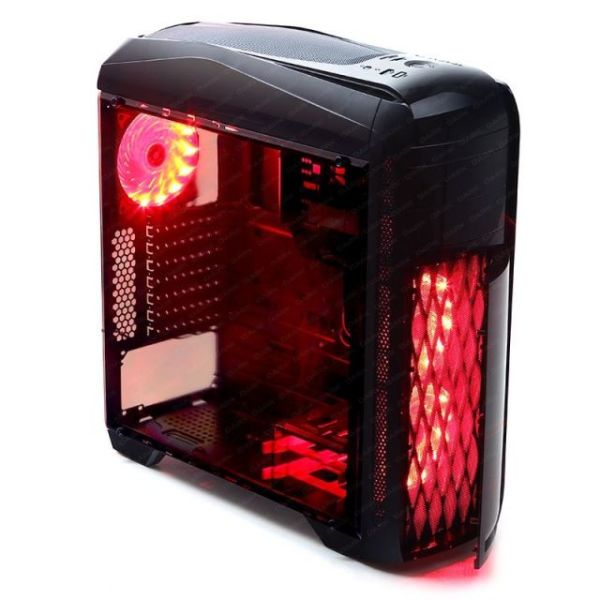 DKCHSHADOW700 700W Powerlı Pencereli Midi Tower Siyah Kasa
