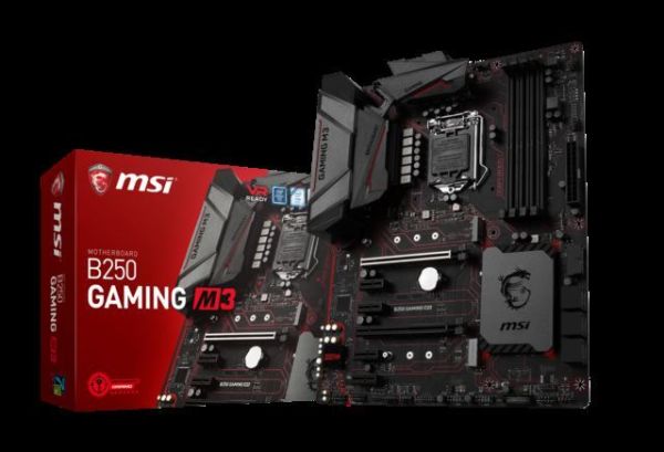 MSIB250GAMINGM3 Intel B250 1151 DDR4 2440MHz DVI/HDMI Gaming Anakart