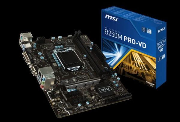 MSIB250MPROVD Intel B250 1151 DDR4 2400MHz HDMI/DVI ATX Anakart