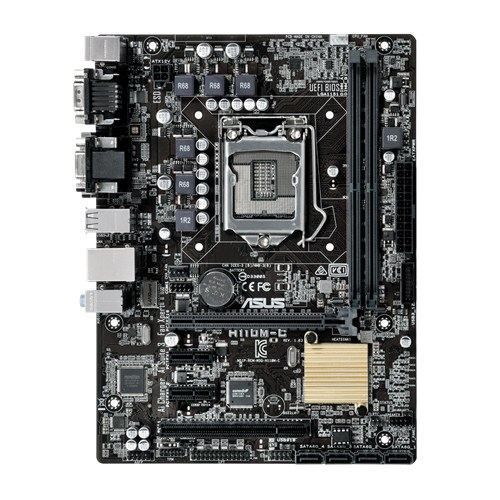 H110M-C H110M-C H110 DVI-D, D-Sub, DDR4 Max. 32GB, PCI Express 3.0/2.0