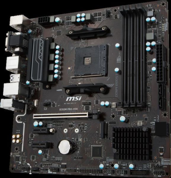 MSIB350MPROVDH AMD B350 AM4 DDR4 3200MHz VGA/HDMI/DVI Anakart