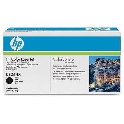 CE264X No 646X Yüksek Kapasite Siyah 17000 Sayfa Lazer Toner