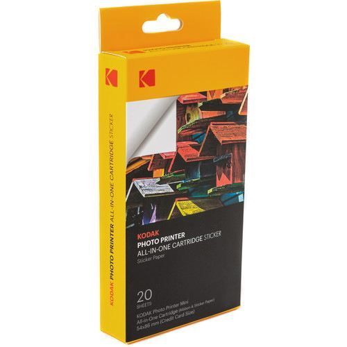 MSS20 Mini Shot ve Mini2 için 20 Adet Yapıştırmalı Baskı Kağıdı/Ribon
