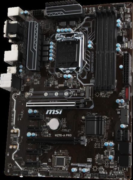 H270-A-PRO Intel H270 1151 DDR4 2400MHz DVI/VGA Anakart