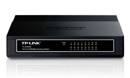 TL-SF1016D 16 Port 10/100Mbps %70 Güç Tasarrufu Tak Kullan Switch