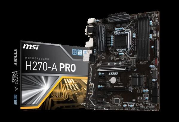 H270-A-PRO Intel H270 1151 DDR4 2400MHz DVI/VGA Anakart