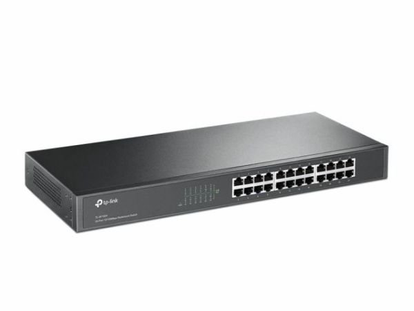TL-SF1024 24 Port 10/100Mbps 19Inch %40 Güç Tasarrufu Raf Tipi Switch