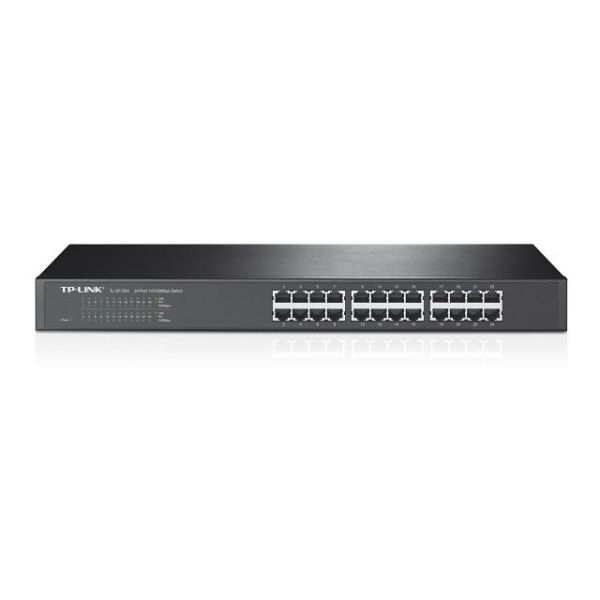 TL-SF1024 24 Port 10/100Mbps 19Inch %40 Güç Tasarrufu Raf Tipi Switch