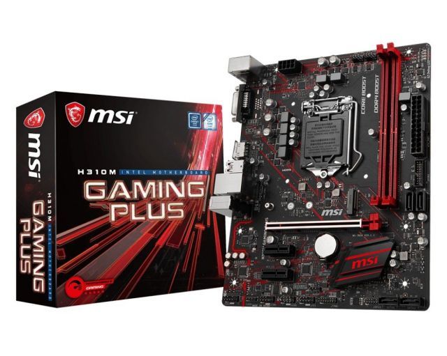 H310M-GAMING-PLUS INTEL H310M 1151 DDR4 2666Mhz DVI&HDMI