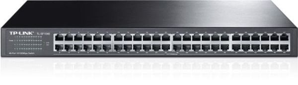 TL-SF1048 48 Port 10/100Mbps %50 Güç Tasarrufu Raf Tipi Çelik Kasa Switch