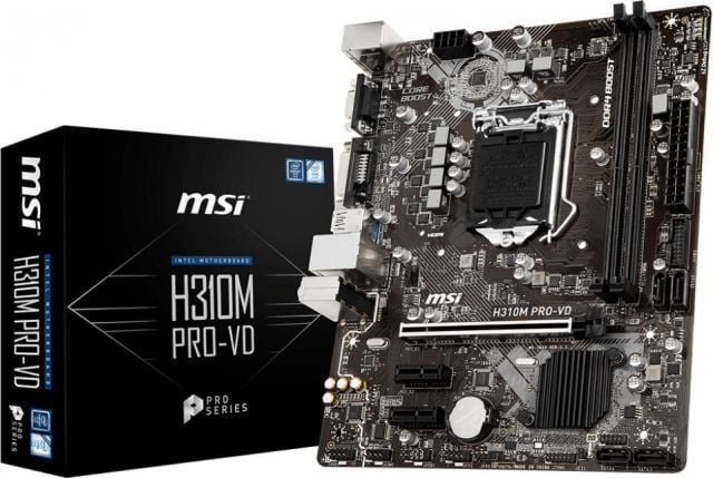 H310M-PRO-VD INTEL H310M 1151 DDR4 2666Mhz VGA&DVI ANAKART
