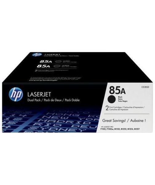 CE285AF No 85A 2'li Paket Siyah 1600 Sayfa Lazer Toner