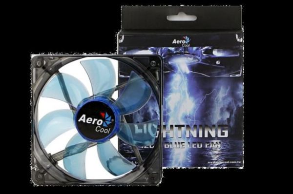 AE-CFLG120BL Lightning 12cm Mavi Led fan