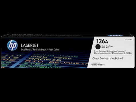 CE310AD No 126A 2'li Paket Siyah 1200 Sayfa Lazer Toner