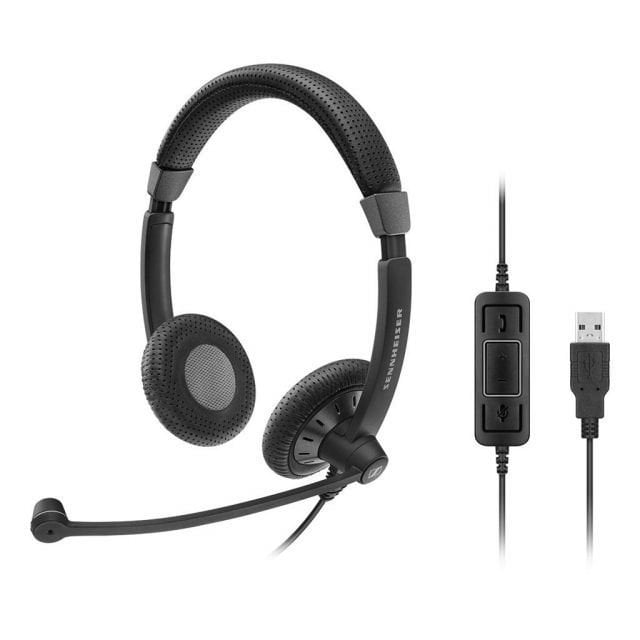 SC-506504 SC70 USB CTRL Çift Taraflı Taçlı USB Kablolu UC Kulaklığı