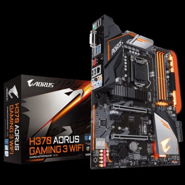 H370-AOR-GAM-3 Intel H370 1151 DDR4 2666MHz DVI-D/HDMI Gaming Anakart
