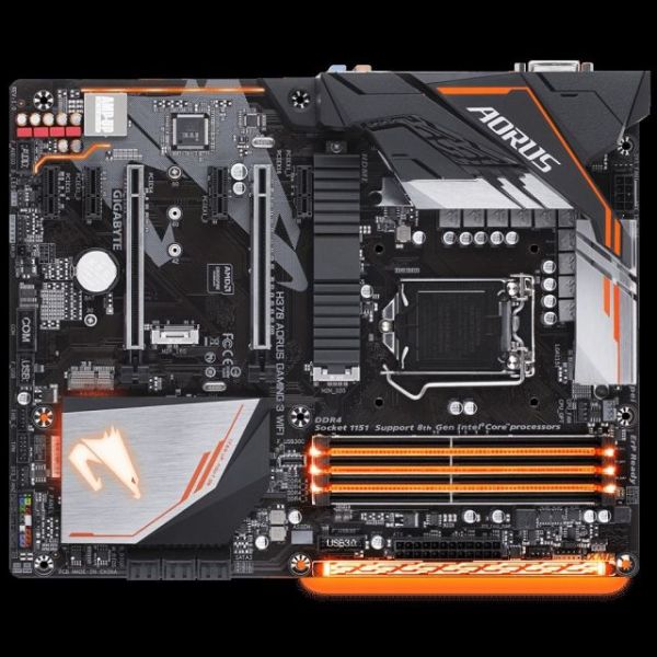 H370-AOR-GAM-3 Intel H370 1151 DDR4 2666MHz DVI-D/HDMI Gaming Anakart