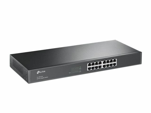 TL-SG1016 16 Port 10/100/1000Mbps %15 Güç Tasarrufu Raf Tipi Switch