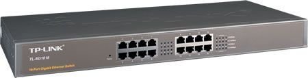 TL-SG1016 16 Port 10/100/1000Mbps %15 Güç Tasarrufu Raf Tipi Switch