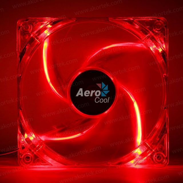 AE-CFPL120RD 12cm PWM 4Pin Kırmızı Led Fan