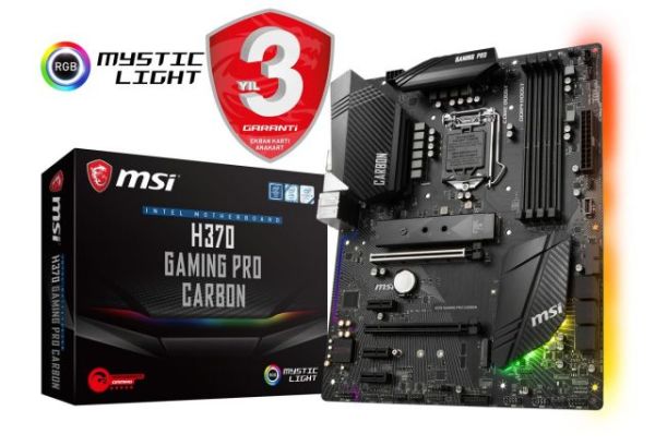 H370GAMINGPROCARBO Intel H370 1151 DDR4 2666MHz HDMI/DP Gaming Anakart