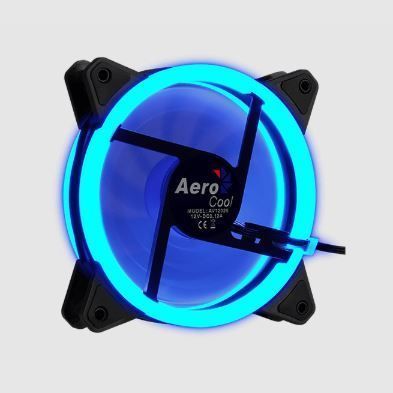 AE-CFRVBL 12 CM REV DUAL RİNG MAVİ LEDLİ FAN