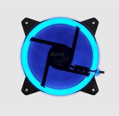 AE-CFRVBL 12 CM REV DUAL RİNG MAVİ LEDLİ FAN