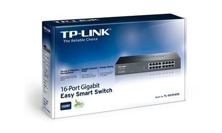 TL-SG1016DE 16 Port 10/100/1000Mbps %40 Güç Tasarrufu Smart Switch