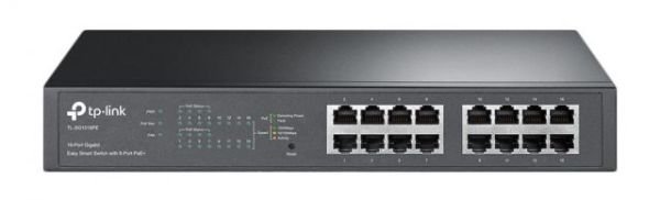 TL-SG1016PE 16 Port 10/100/1000Mbps Smart POE with 8-Port POE Switch