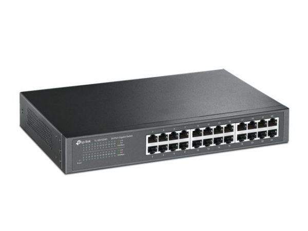 TL-SG1024D 24 Port 10/100/1000Mbps Masaüstü Raf Tipi Metal Kasa Switch