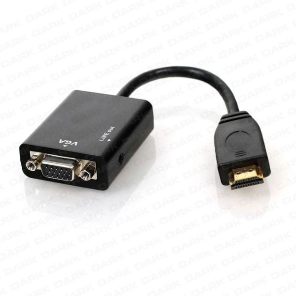 DK-HD-AHDMIXVGA HDMI- Analog VGA ve Ses Aktif Çevirici