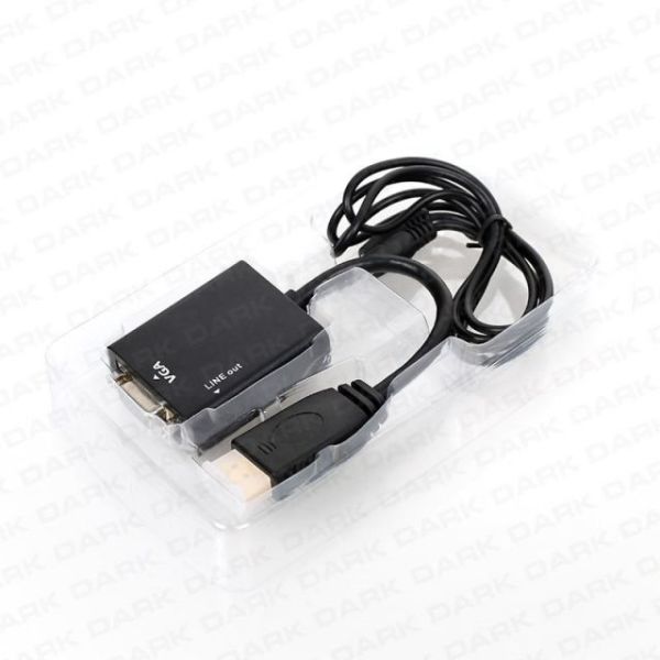 DK-HD-AHDMIXVGA HDMI- Analog VGA ve Ses Aktif Çevirici