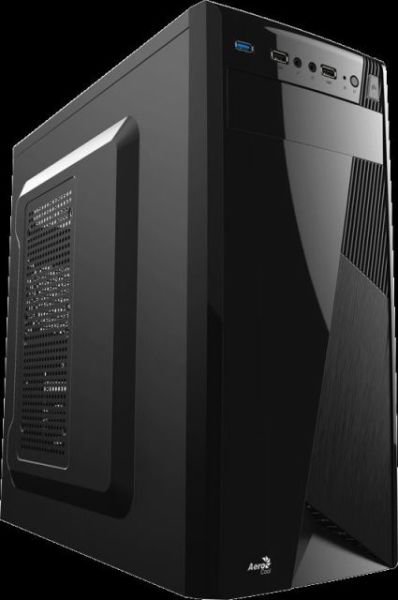 AE-CS1101-400 400W Powerlı Penceresiz Midi Tower Siyah Kasa